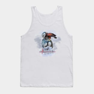 Amazing Robot with Hawk Design makes a great gift for the Boyfriend or Man Of the House. Available on many items Tank Top